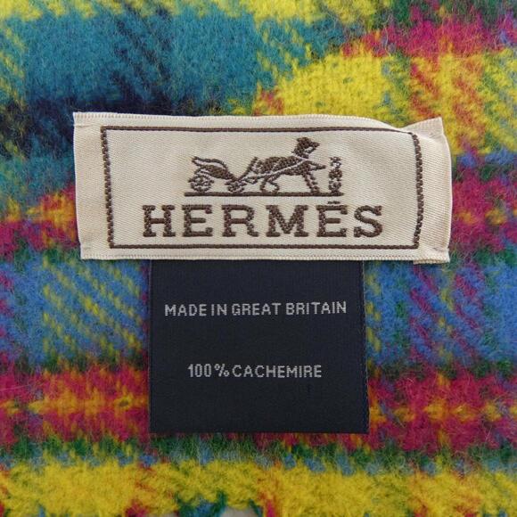 HERMES Blue Scarf - Picture 3 of 4